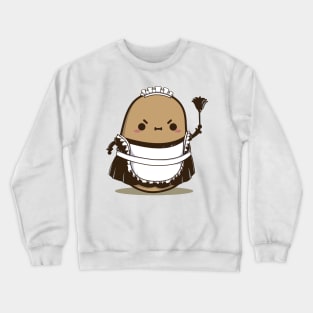 Cute Maid Potato Crewneck Sweatshirt